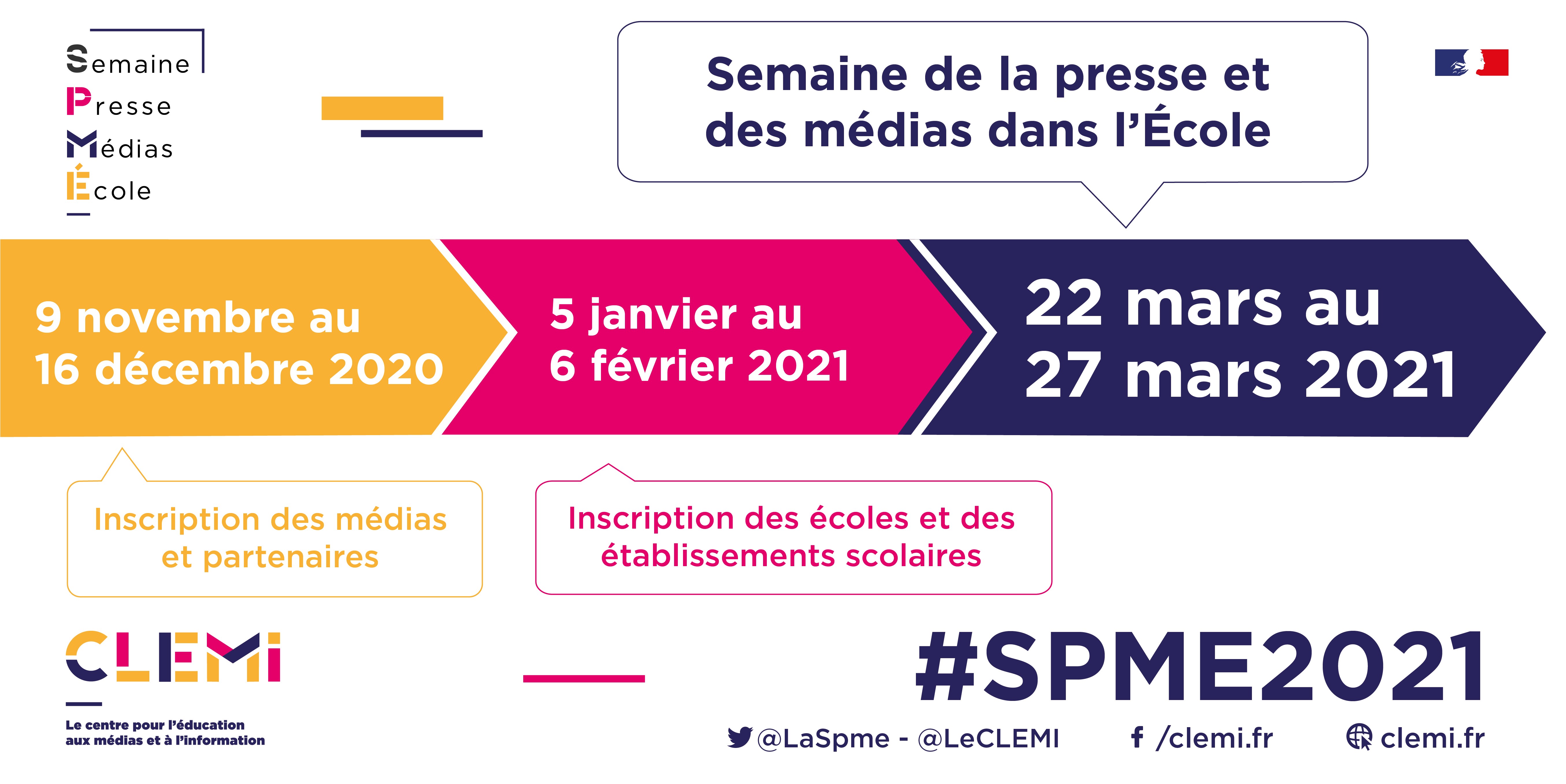 Calendrier SPME 2021