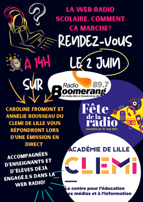 émission radio 2 juin